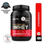 Optimum Nutrition 100% Gold Standard Whey Protein Strawberry (2lb) 29 Servings | Xtra Protein