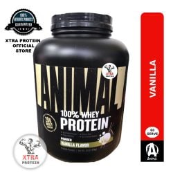 Elevate Your Protein Game with Animal 100% Whey Vanilla (4lb) 60 Servings | Xtra Protein