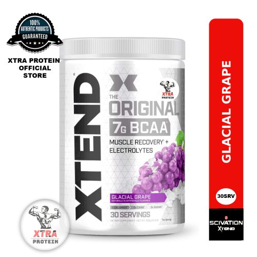 Scivation Xtend BCAA Glacial Grape (392g) 30 Servings |Xtra Protein