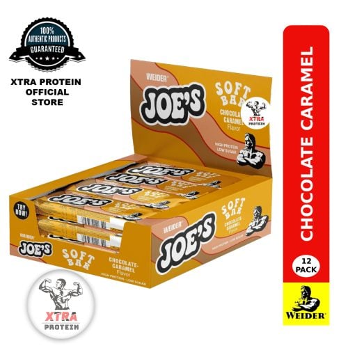 Weider Joe's Soft Bar Chocolate Caramel (50g) 12 Pack | Xtra Protein