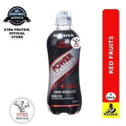 Weider Power Starter Pre Workout Red Fruits (500ml) 6 Pack | Xtra Protein