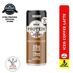 Weider Protein Shake Iced Coffee Latte (250ml) 12 Pack | Xtra Protein