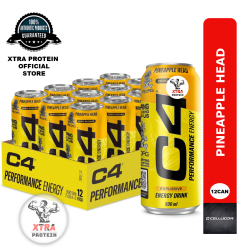 Cellucor C4 Sugar-Free Energy Pineapple Head (473ml) 12 Pack | Xtra Protein