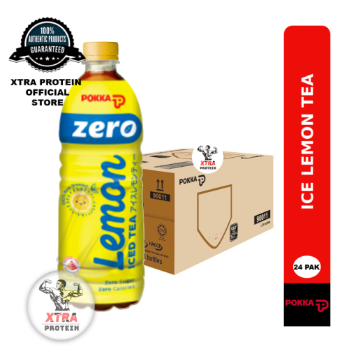 Pokka Ice Lemon Tea Zero Sugar (500ml) 24 Pack