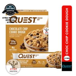Quest Protein Bar Chocolate Chip Cookie Dough (60g) 12 Pack