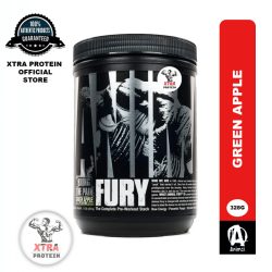 Animal Fury Pre Workout Green Apple (328g) 20 Servings