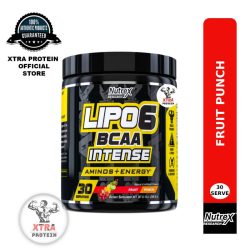 Nutrex Lipo6 BCAA 6000 Intense Fruit Punch (259.5g) 30 Servings EXP June 2026