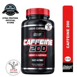 Nutrex Caffeine Pills 200mg (60 Capsules) 60 Servings