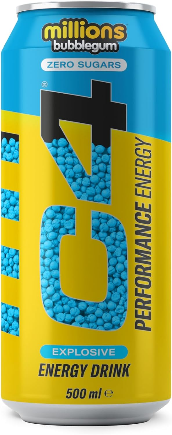 Cellucor C4 Sugar-Free Energy Millions Bubblegum (473ml) 12 Pack - Image 5