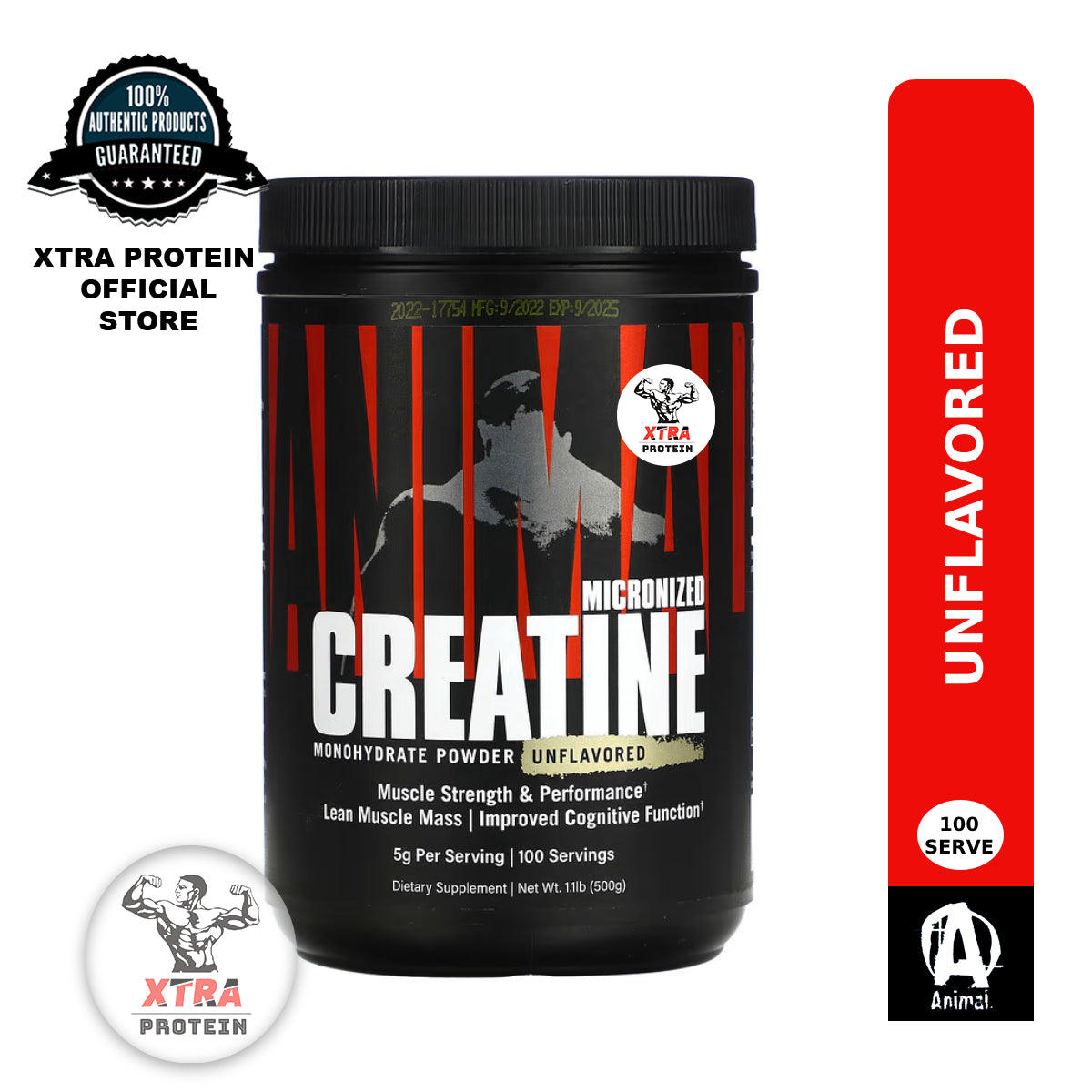 Animal Creatine 100% Monohydrate (500g) 100 Servings - Image 9