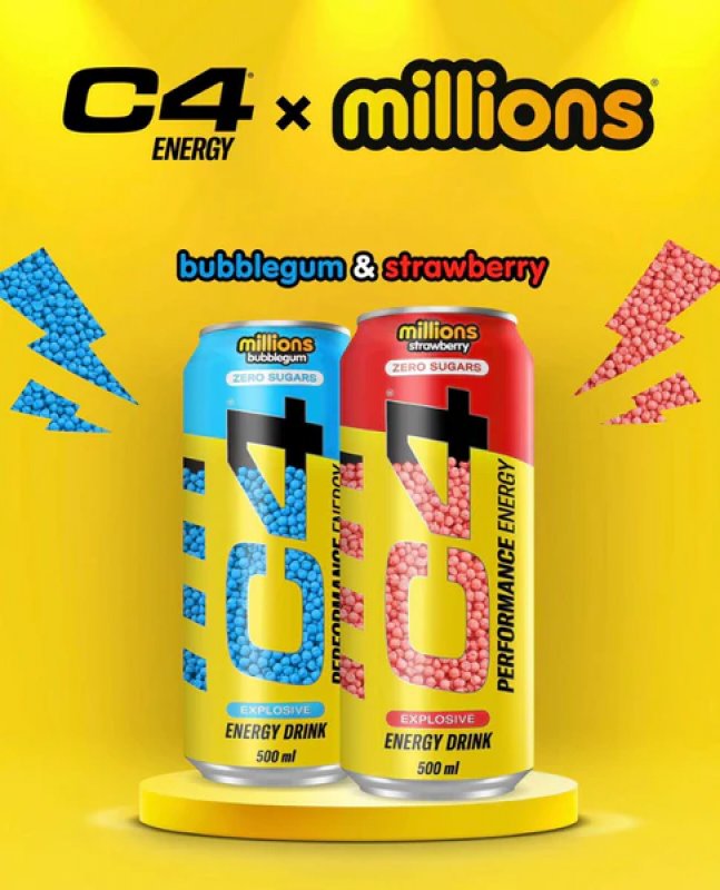 Cellucor C4 Sugar-Free Energy Millions Bubblegum (473ml) 12 Pack - Image 11